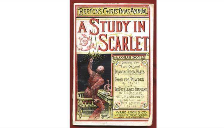 Study in Scarlet published in beeton's christmas annual and as a book